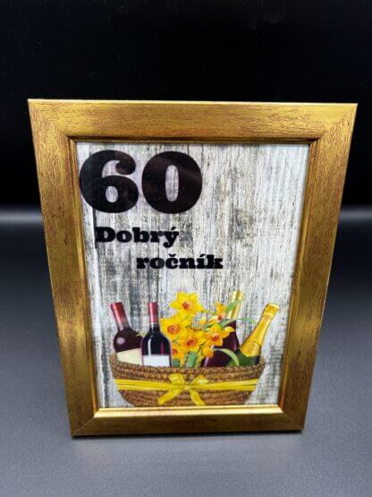 Tabuľka pre milovníkov vína "60 - Dobrý ročník" - Image 4