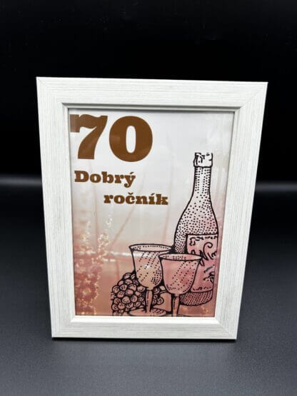 Tabuľka pre milovníkov vína "70 - Dobrý ročník" - Image 4