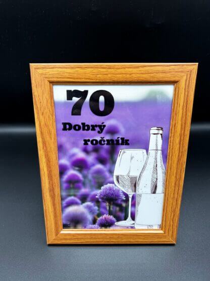 Tabuľka pre milovníkov vína "70 - Dobrý ročník" - Image 4